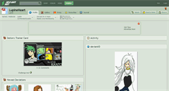 Desktop Screenshot of lupineheart.deviantart.com