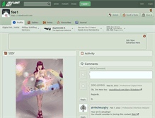 Tablet Screenshot of fee1.deviantart.com