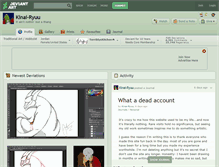 Tablet Screenshot of kinai-ryuu.deviantart.com