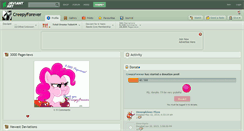 Desktop Screenshot of creepyforever.deviantart.com