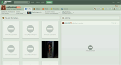 Desktop Screenshot of cottonkidd.deviantart.com