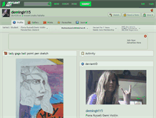 Tablet Screenshot of demingirl15.deviantart.com