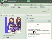 Tablet Screenshot of javiih98.deviantart.com