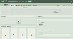 Desktop Screenshot of max2221.deviantart.com
