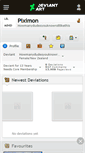 Mobile Screenshot of piximon.deviantart.com