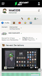 Mobile Screenshot of lesa0208.deviantart.com
