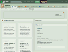 Tablet Screenshot of love-lit.deviantart.com