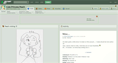 Desktop Screenshot of cute-princess-peach.deviantart.com