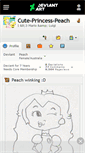 Mobile Screenshot of cute-princess-peach.deviantart.com