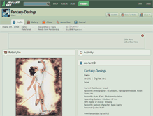 Tablet Screenshot of fantasy-desings.deviantart.com