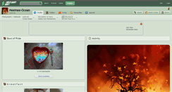 Desktop Screenshot of meemee-ocean.deviantart.com