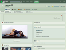 Tablet Screenshot of gypsygurl77.deviantart.com