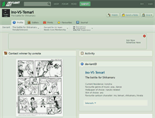 Tablet Screenshot of ino-vs-temari.deviantart.com