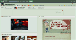 Desktop Screenshot of codenameeternity.deviantart.com