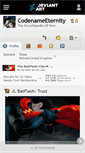 Mobile Screenshot of codenameeternity.deviantart.com