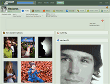 Tablet Screenshot of maxianos.deviantart.com