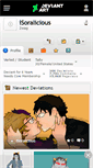 Mobile Screenshot of isoralicious.deviantart.com