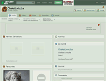 Tablet Screenshot of chakatlwiczka.deviantart.com