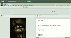 Desktop Screenshot of cvily.deviantart.com