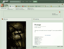 Tablet Screenshot of cvily.deviantart.com