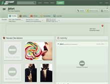 Tablet Screenshot of jbfort.deviantart.com