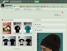 Tablet Screenshot of emptyque.deviantart.com