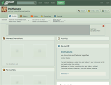 Tablet Screenshot of inoxsakura.deviantart.com