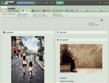 Tablet Screenshot of medot.deviantart.com