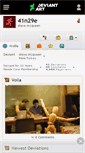 Mobile Screenshot of 41n29e.deviantart.com