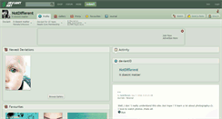Desktop Screenshot of notdifferent.deviantart.com