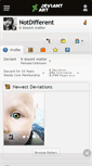 Mobile Screenshot of notdifferent.deviantart.com