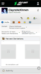 Mobile Screenshot of clayremckinnen.deviantart.com