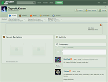 Tablet Screenshot of clayremckinnen.deviantart.com