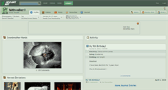 Desktop Screenshot of faithwalker.deviantart.com