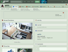 Tablet Screenshot of aph0x.deviantart.com
