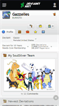 Mobile Screenshot of gazzelles.deviantart.com