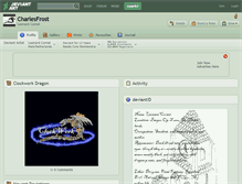 Tablet Screenshot of charlesfrost.deviantart.com