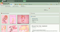 Desktop Screenshot of blossom-club.deviantart.com