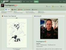 Tablet Screenshot of freezingmoon.deviantart.com
