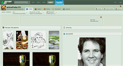 Desktop Screenshot of animefreke101.deviantart.com