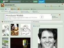 Tablet Screenshot of animefreke101.deviantart.com