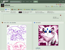 Tablet Screenshot of esthelar.deviantart.com