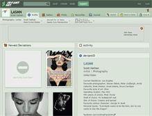 Tablet Screenshot of lasmn.deviantart.com