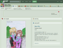 Tablet Screenshot of haru-siry.deviantart.com