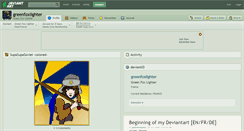 Desktop Screenshot of greenfoxlighter.deviantart.com