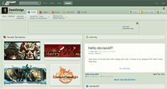 Desktop Screenshot of deandesign.deviantart.com