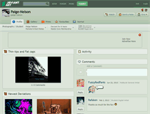 Tablet Screenshot of paige-nelson.deviantart.com