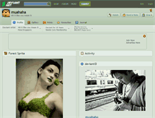 Tablet Screenshot of muahaha.deviantart.com
