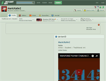 Tablet Screenshot of manickatie2.deviantart.com