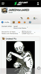 Mobile Screenshot of jaredvonjared.deviantart.com